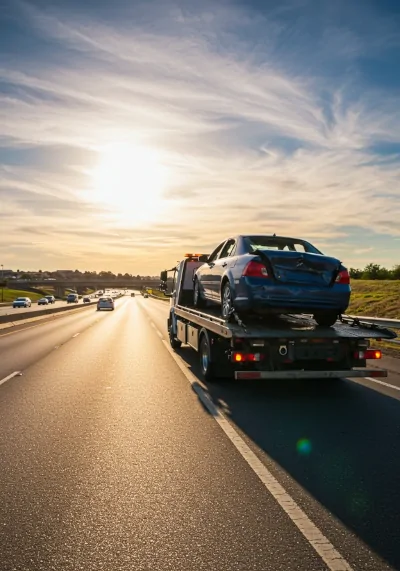 anıda hizmet ile &ccedil;alışan m&uuml;şterimizin aracı &ccedil;ekiliyor